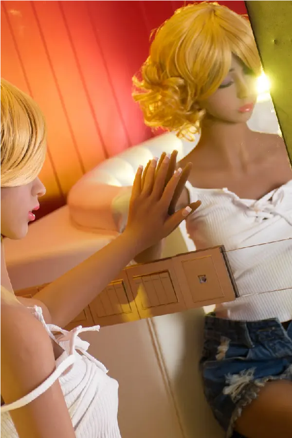 Xlifedolls|140cm(4ft59) Blonde Closed Eyes Young Sex Doll
