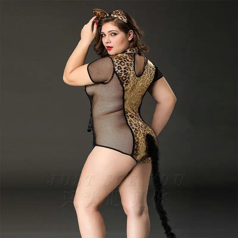 Xlifedolls|Plus Size Cat Women Sexy Lingerie