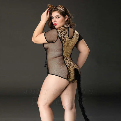 Xlifedolls|Plus Size Cat Women Sexy Lingerie