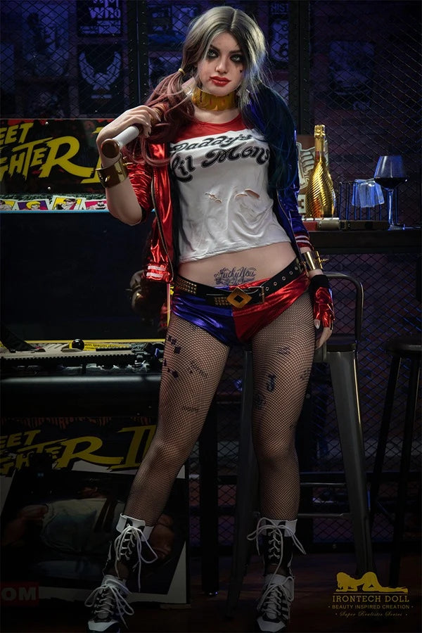 Xlifedolls|166cm(5ft44) Cosplay Fantasy Harley Quinn Sex Doll