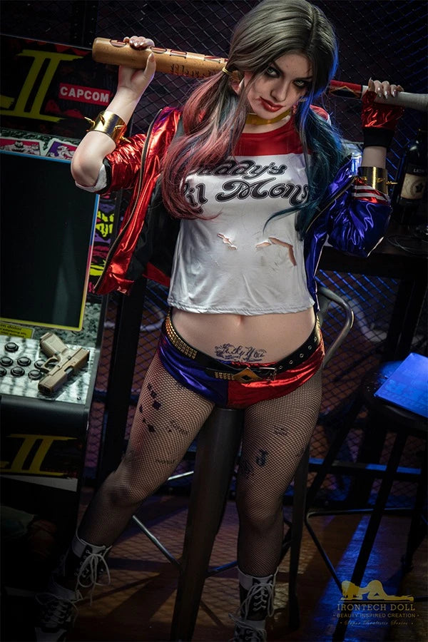 Xlifedolls|166cm(5ft44) Cosplay Fantasy Harley Quinn Sex Doll