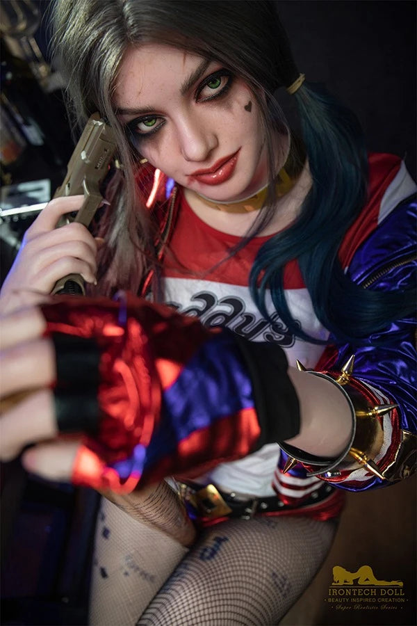 Xlifedolls|166cm(5ft44) Cosplay Fantasy Harley Quinn Sex Doll