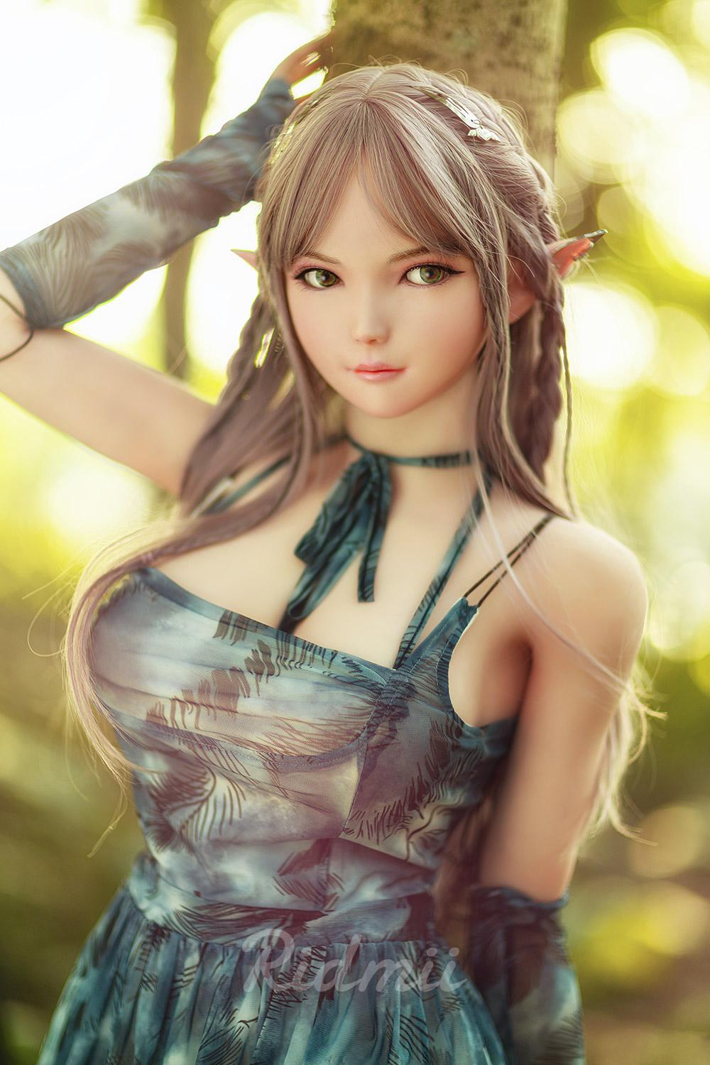 Xlifedolls|163cm(5ft34) Silicone Head Big Breasts Elf Sex Doll [USA Stock]