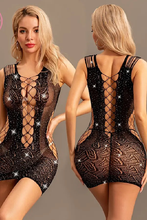 Xlifedolls|Sexy Flash Light Net Sexy Clothing