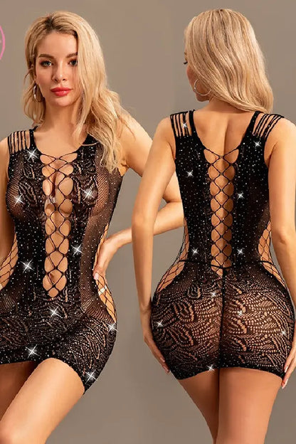 Xlifedolls|Sexy Flash Light Net Sexy Clothing