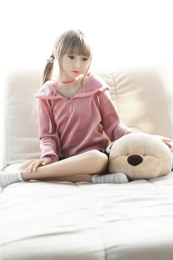 Xlifedolls|100cm(3ft28) Flat Chest Best Mini Sex Dolls [USA Stock] - XlifeDolls