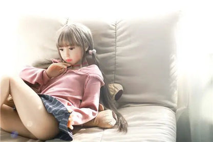 Xlifedolls|100cm(3ft28) Flat Chest Best Mini Sex Dolls [USA Stock] - XlifeDolls