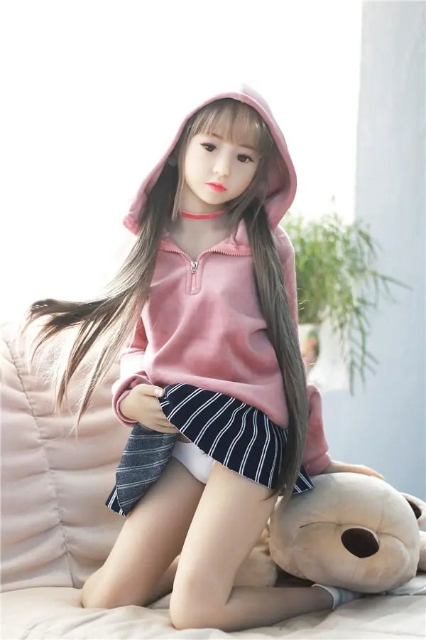 Xlifedolls|100cm(3ft28) Flat Chest Best Mini Sex Dolls [USA Stock] - XlifeDolls