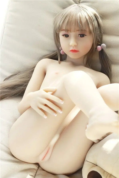 Xlifedolls|100cm(3ft28) Flat Chest Best Mini Sex Dolls [USA Stock] - XlifeDolls