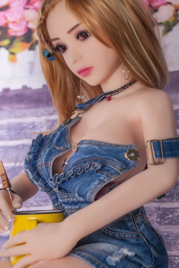 Xlifedolls|100cm(3ft28) Red Hair Cheap Mini Sex Doll [USA Stock] - XlifeDolls