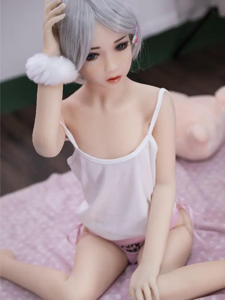 Xlifedolls|125cm(4ft10) Real Cheap Female Mini Sex Doll Flat Chest - XlifeDolls