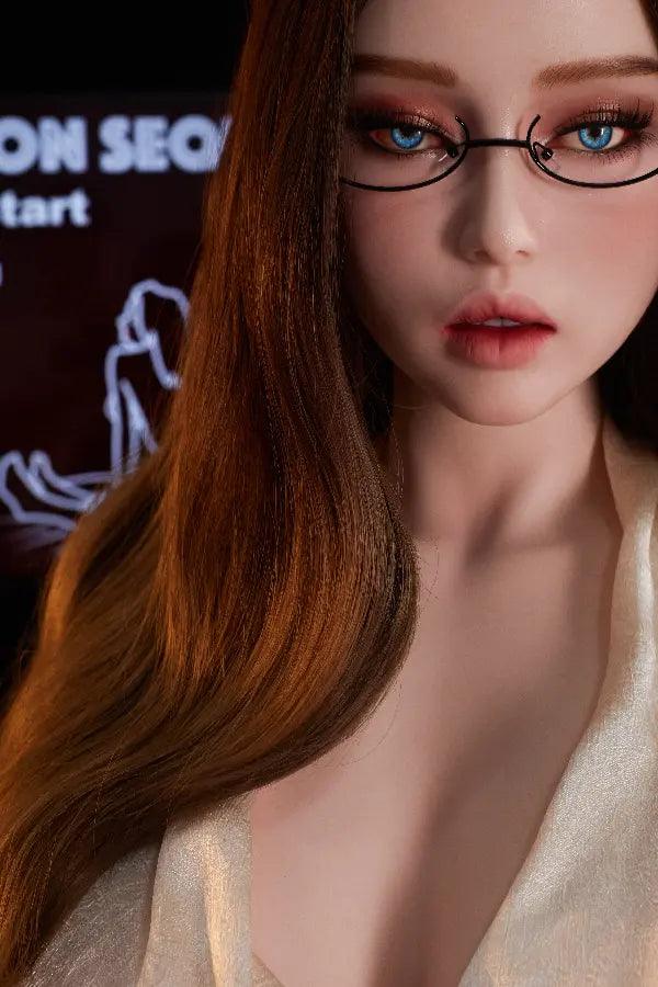 Xlifedolls|161cm(63.38in) Best Full Silicone Sex Doll Huge Boobs Sexy Teacher [Asia Stock] - XlifeDolls