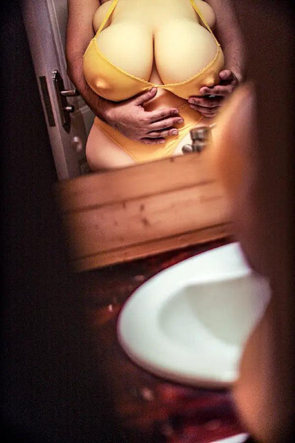 Xlifedolls|63cm(24.8in) Best Real Female Sex Doll Torso Yellow Sexy Lingerie - XlifeDolls